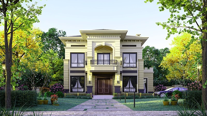 河西中式合院住宅，开放庭院与邻里乡亲更亲近